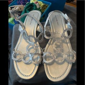 Silver Wedge sandals